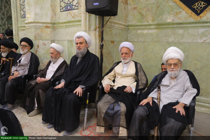 إقامة مراسم الأربعين للراحل آية الله العظمى الشبیری الزنجاني