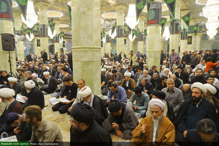 إقامة مراسم الأربعين للراحل آية الله العظمى الشبیری الزنجاني