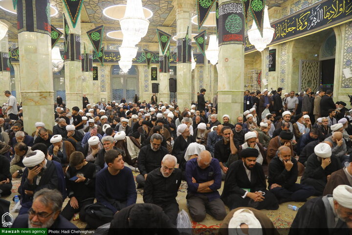 إقامة مراسم الأربعين للراحل آية الله العظمى الشبیری الزنجاني