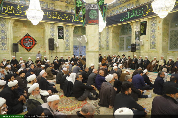 إقامة مراسم الأربعين للراحل آية الله العظمى الشبیری الزنجاني