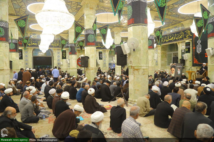 إقامة مراسم الأربعين للراحل آية الله العظمى الشبیری الزنجاني
