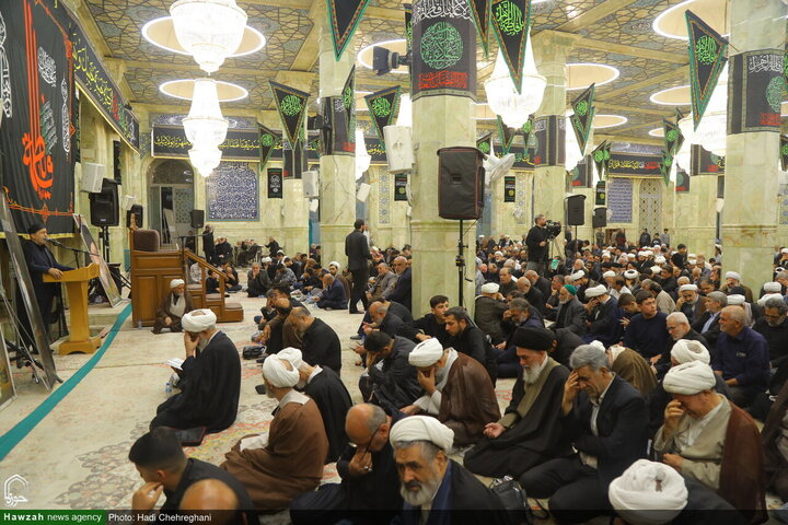 إقامة مراسم الأربعين للراحل آية الله العظمى الشبیری الزنجاني
