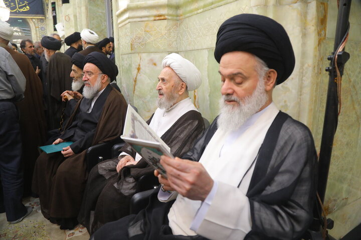 إقامة مراسم الأربعين للراحل آية الله العظمى الشبیری الزنجاني