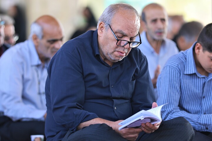 تصاویر/ برگزاری دعای ندبه در گلزار شهدای خلدبرین یزد