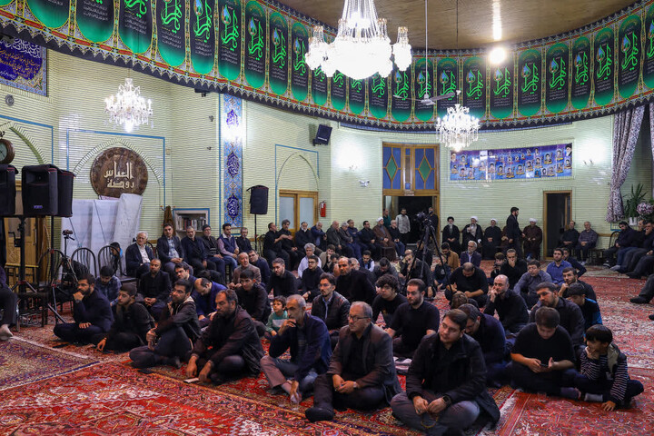 تصاویر /  مراسم عزاداری ایام شهادت حضرت زهرا (س) در مسجد نبی اکرم (ص) تبریز