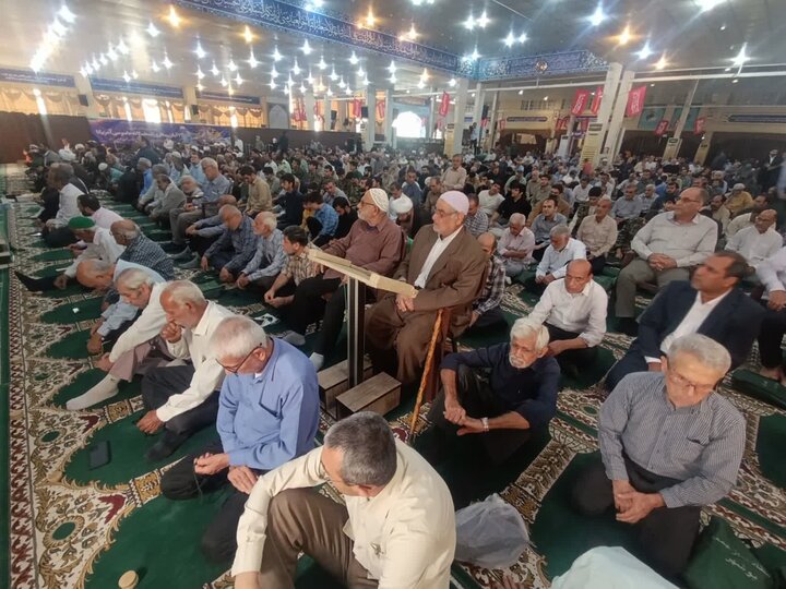 نمازجمعه امروز شهر بوشهر به روایت تصاویر