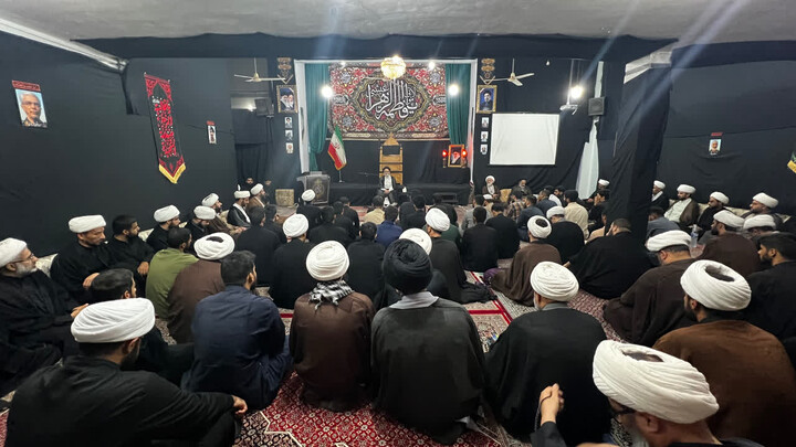 حضور نماینده ولی‌فقیه در خوزستان در جمع حوزویان آبادان