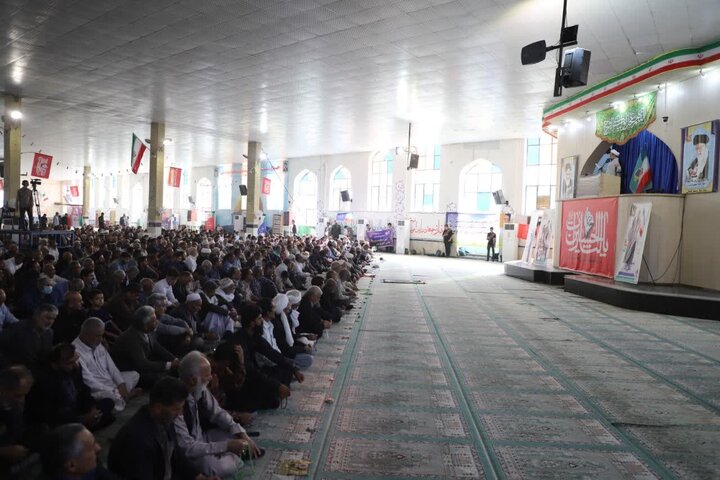 تصاویر/ آیین عبادی سیاسی نماز جمعه زاهدان