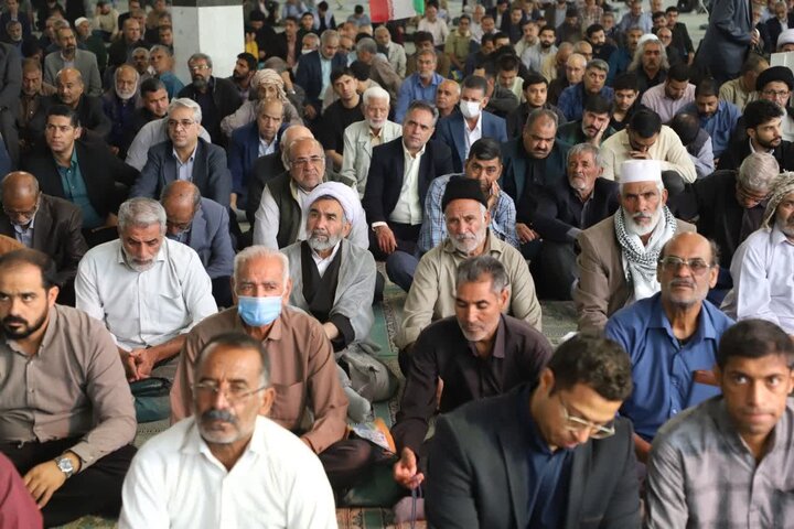 تصاویر/ آیین عبادی سیاسی نماز جمعه زاهدان