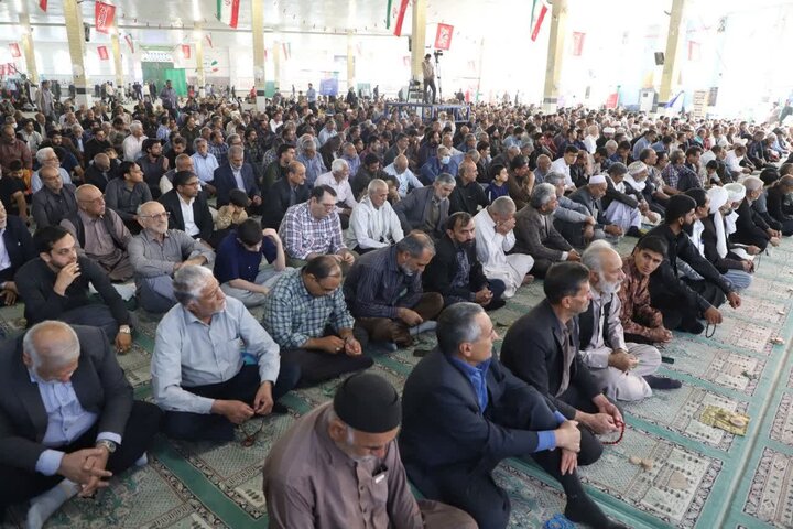 تصاویر/ آیین عبادی سیاسی نماز جمعه زاهدان