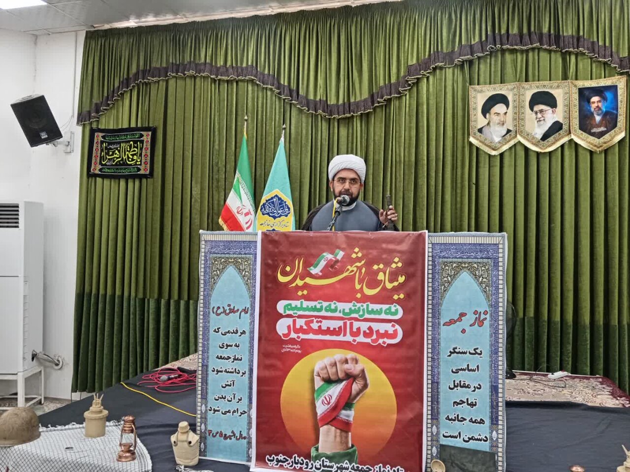 محوریت «اقتدار ملی، پیشرفت علمی و هوشیاری در برابر جنگ روانی دشمن» در خطبه‌های جمعه شهرستانهای استان کرمان