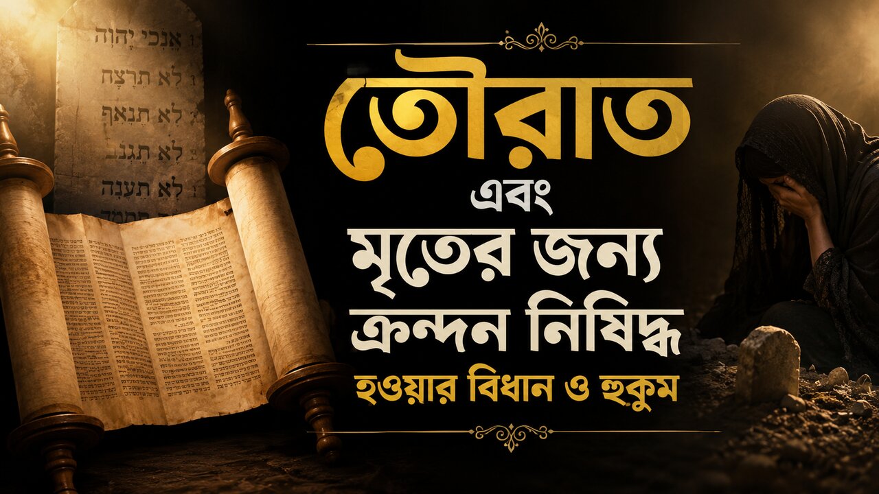 তৌরাত এবং মৃতের জন্য ক্রন্দন নিষিদ্ধ হওয়ার বিধান ও হুকুম