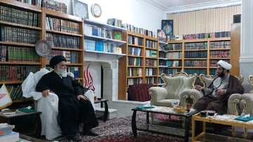 رئیس شورای هماهنگی تبلیغات اسلامی گلستان با استاد حسینی گرگانی دیدار کرد