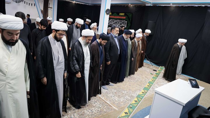 تصاویر/ تجمع برای محکومیت حکم اعدام شیخ حسین معتوق از کویت در مدرسه قرآنی امام رضا علیه‌السلام