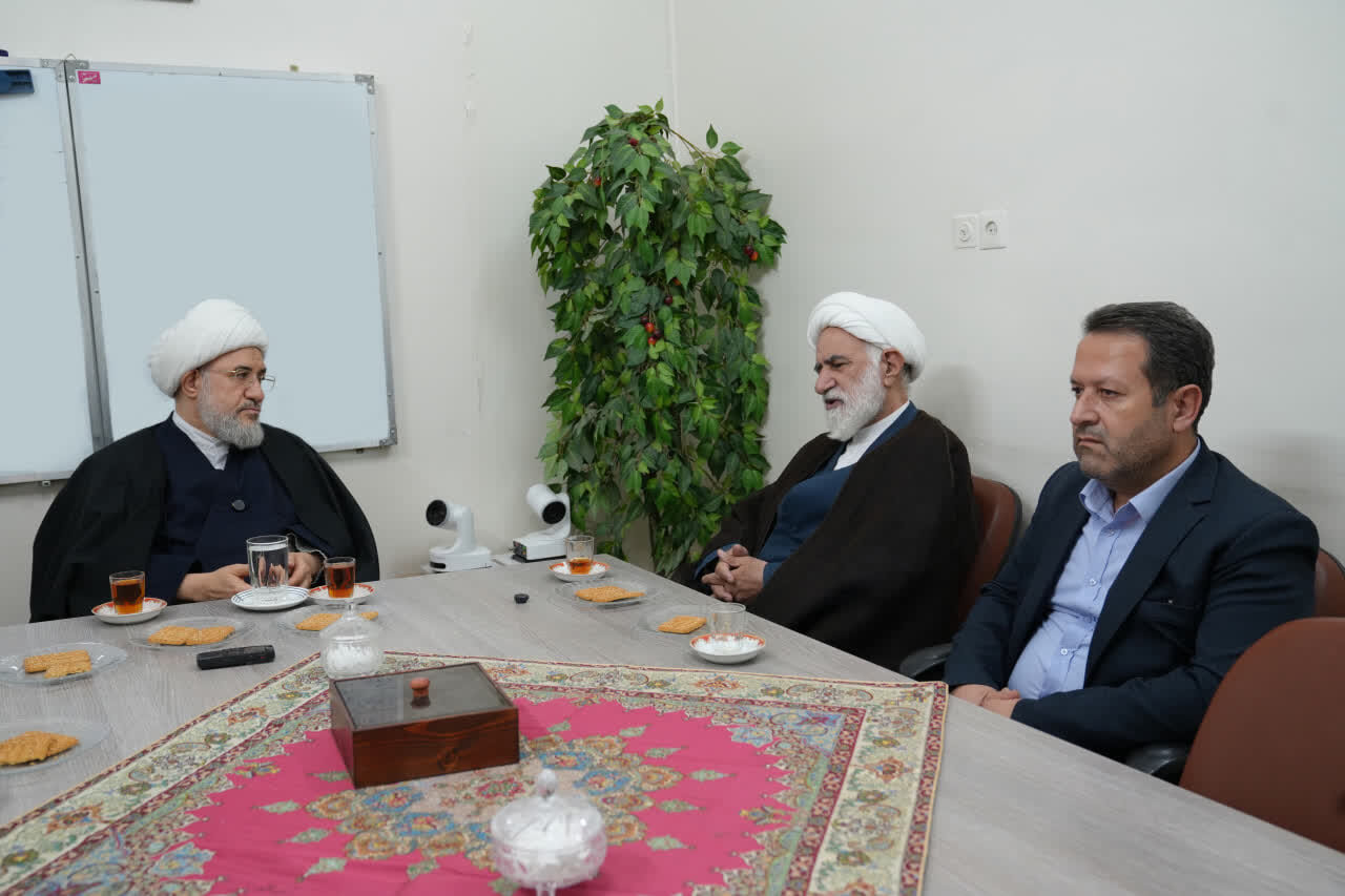 نماینده ولی فقیه در بنیاد مسکن با آیت‌الله اراکی دیدار کرد