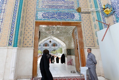 مدخل الزائرين الجديد لباب الإمام الحسن "عليه السلام"  في العتبة الكاظمية المقدسة