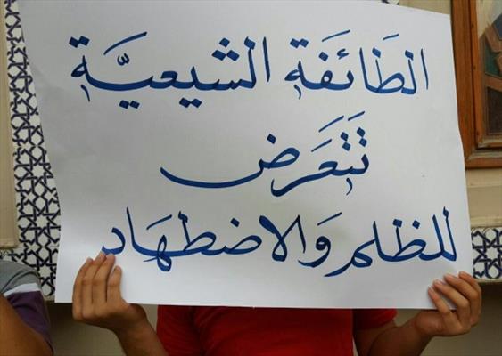 لافتة: الطائفة الشيعيّة تتعرض لاستهدافٍ ممنهجٍ 