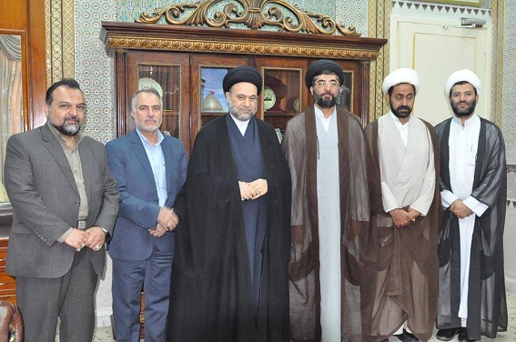 رئيس ديوان الوقف الشيعي يستقبل معاون امين عام العتبة الرضوية المقدسة