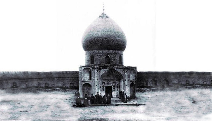 صورة قديمة لحرم الإمام الحسين (ع)
