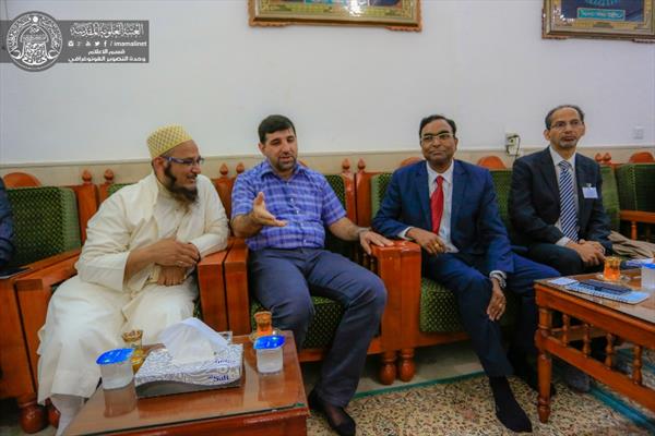 السفير الهندي في العراق يبحث مع العتبة العلوية المقدسة سبل التعاون الاستثماري المشترك