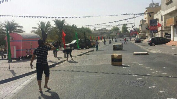 احتجاجات في البحرين في الرد على منع الشعائر الحسينية