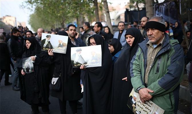 بدء مراسم تشييع آية الله هاشمي رفسنجاني في مصلى جامعة طهران