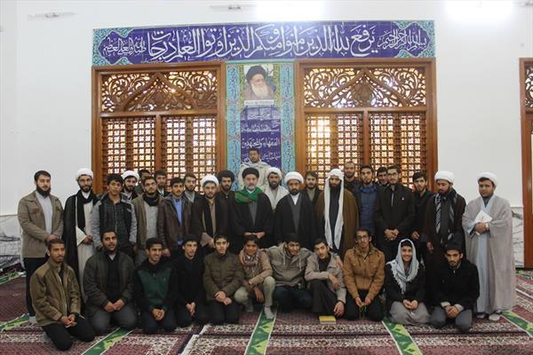 العتبة العلوية تستضيف طلبة العلوم الدينية من حوزة بوشهر الإيرانية