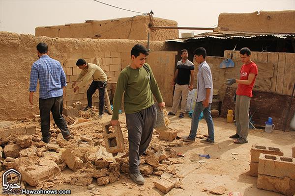 فعاليات الطلاب الطهرانيين العمرانية والزراعية في قرى محافظة خوزستان الإيرانية