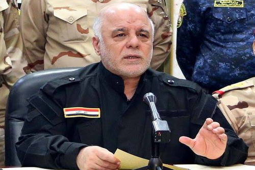 رئيس الوزراء العراقي حيدر العبادي 