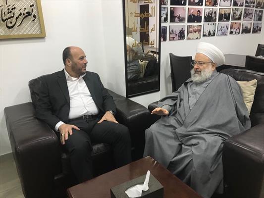 الشيخ ماهر حمود استقبل المسؤول السياسي لحركة حماس في لبنان