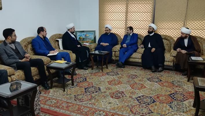 الشيخ قبلان التقى وفدا من لجان المساجد في ايران