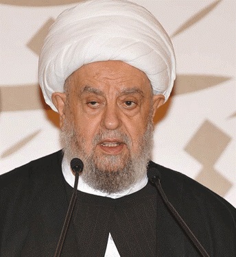  رئيس المجلس الإسلامي الشيعي الأعلى الشيخ عبد الأمير قبلان