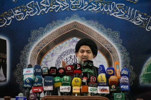 ممثل المرجع السيستاني يدعو زوار الاربعين لأخذ الحذر من استهدافات ارهابية والاستعانة بالقوات الامنية ممثل المرجع السيستاني يدعو زوار الاربعين لأخذ الحذر من استهدافات ارهابية والاستعانة بالقوات الامنية