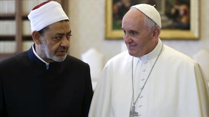 الأزهر يجرى ترتيباته لعقد مؤتمر السلام بين شيخ الأزهر وبابا الفاتيكان في مصر