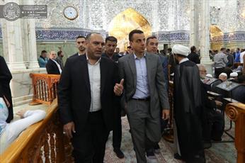 نائب السفير المصري يهنئ العالم الإسلامي بذكرى ولادة الإمام أمير المؤمنين(ع) خلال زيارته للعتبة العلوية+الصور