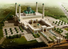 Construction of Central Asia’s largest mosque nears completion in Dushanbe