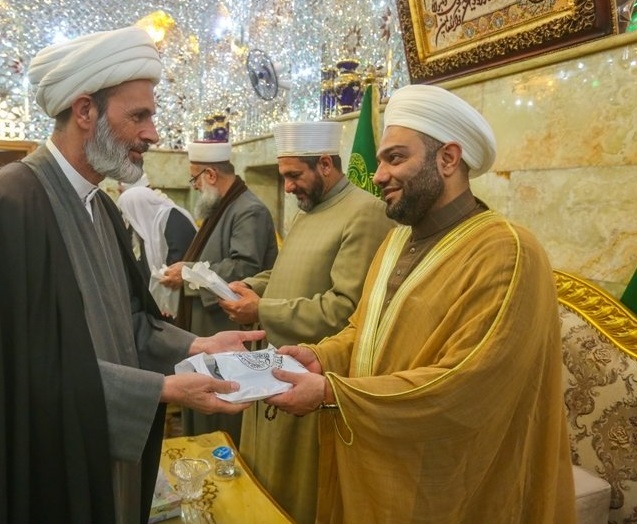  Iraqi Turkmen scholars visit Imam Ali holy shrine