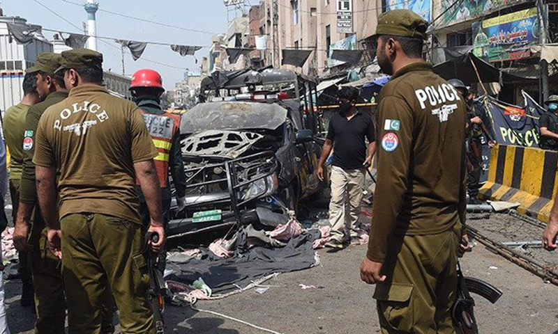 لاہور میں داتا دربار کے قریب دھماکا 10جان بحق 20زخمی