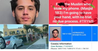 Man Arrested After Facebook Threats Against Muslims Miami Gardens