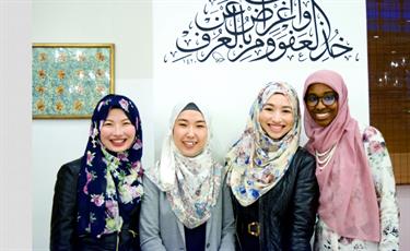 Japanese women embrace Islamic Hijab