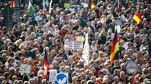 Rally against anti-Islam group in Germany