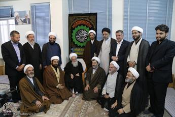 Grand Ayat. Safi Receives Members of Lady Masumah's Arbaeen Mawkeb