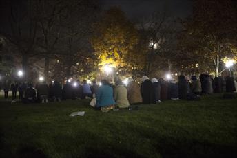 Muslim Students' Association holds prayer following hate crime