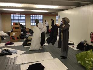 Muslim charity collects more than 1,000 coats and winter clothes for homeless