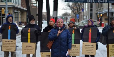 American Muslims, Jews march  against Islamophobia