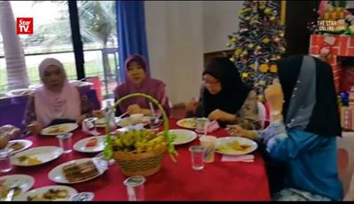 Interfaith celebration on Xmas at Malaysian church​  