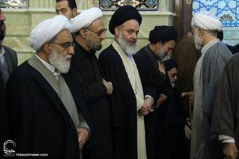 Photos: Senior Clerics attend commemoration of Ayatollah Sharie in Qom, Iran.