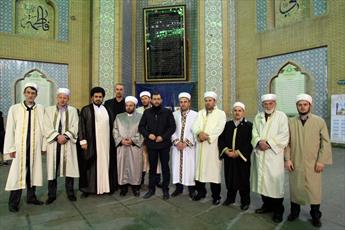 Georgian Muftis visit Lady Masumah's (sa) Shrine in Qom