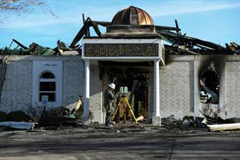 Investigation showed: Texas mosque fire was arson, reward offered  