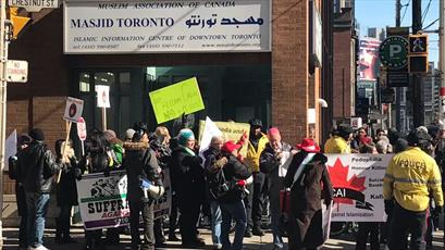 Muslim group concerned about 'hateful gathering' at Toronto mosque
